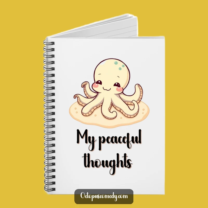 Funny Content Octopus Notebook: Peaceful Gift for Calm Thoughts
