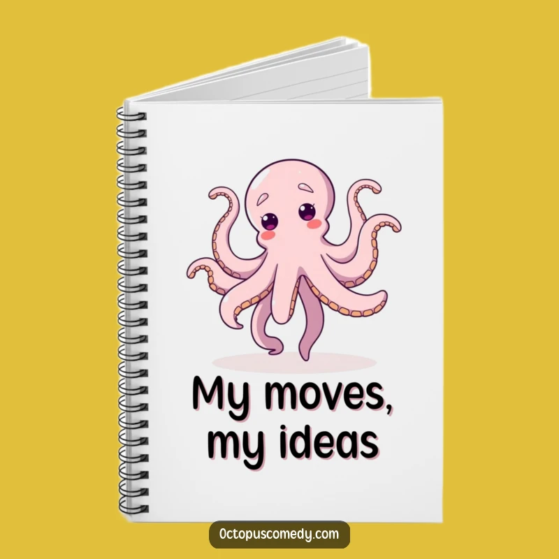 Funny Dancing Octopus Notebook: Capture Your Moves with Joy, Great Funny Gift