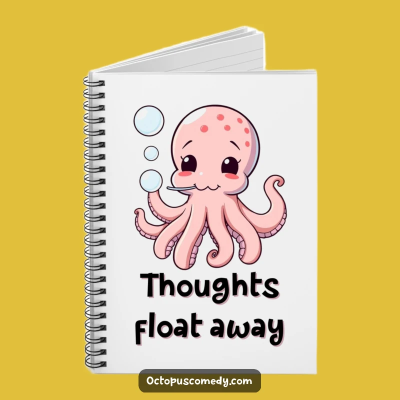 Funny Octopus Bubbles Notebook: Jot Down Ideas with Sea Fun