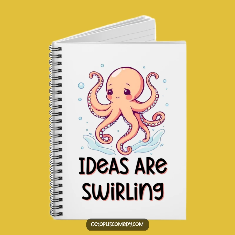 Funny Octopus Dancing Notebook: Jot Down Ideas with This Hilarious Stationery