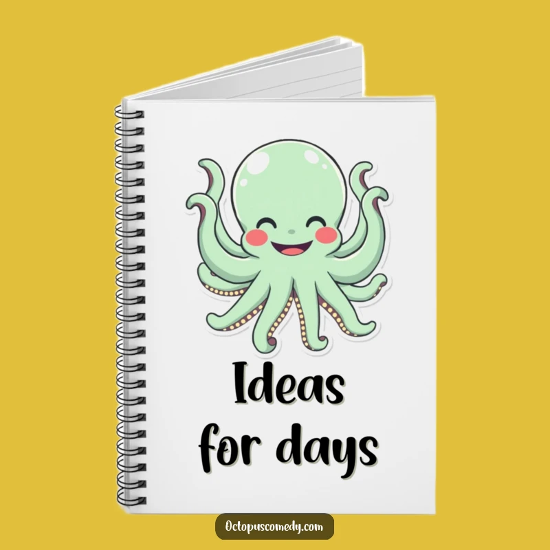 Funny Octopus Hug Notebook: Creative Journal for Ocean Lovers Gift
