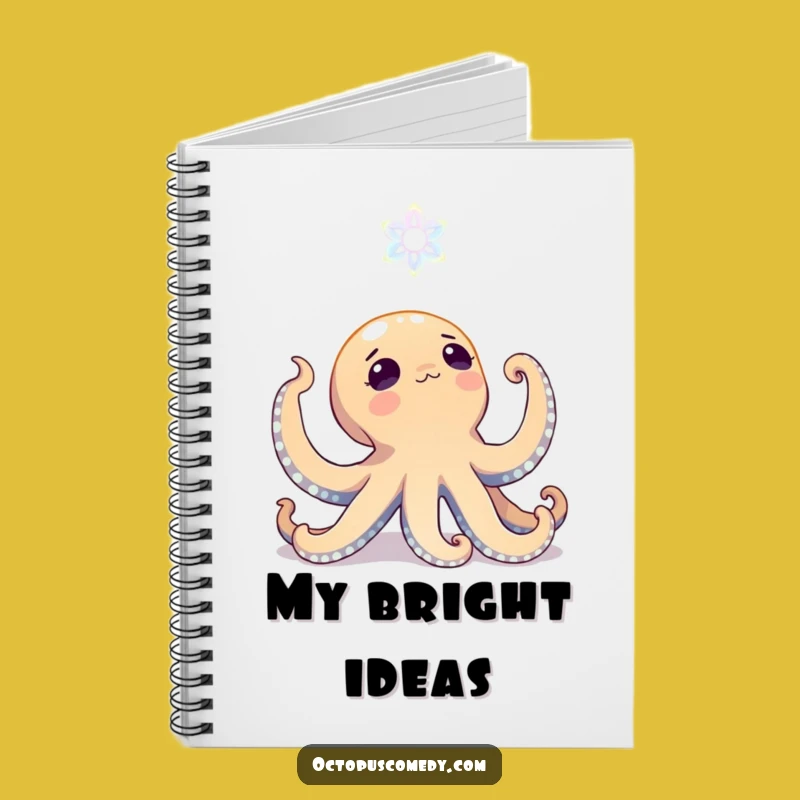 Funny Octopus Notebook: Bioluminescent Wonder - Journal Gift
