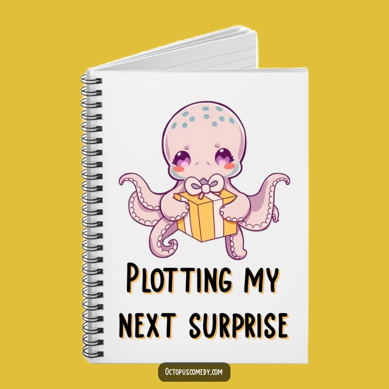 Funny Octopus Notebook: Gift Box Journal - Creative Funny Gift Idea