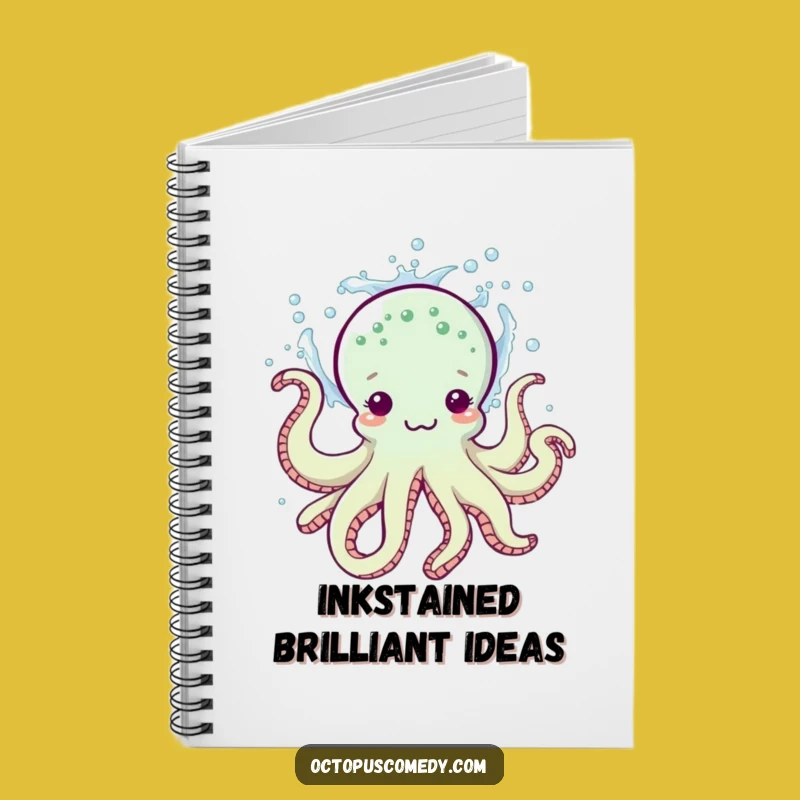 Funny Octopus Notebook: Jot Down Ideas with Playful, Hilarious Flair