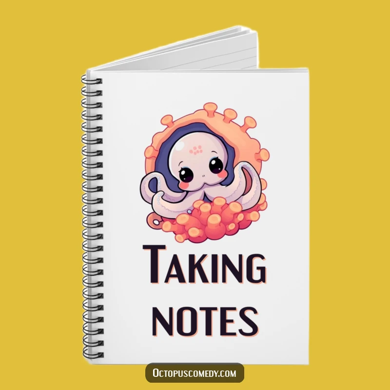 Funny Octopus Peek Notebook: Jot Down Ideas with This Hilarious Stationery