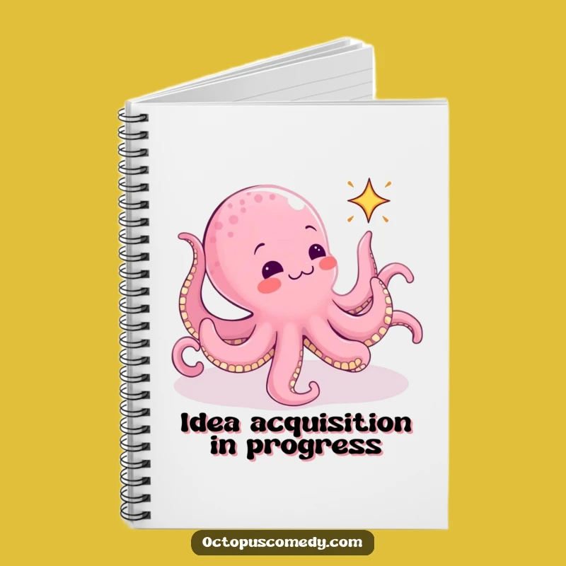 Funny Octopus Notebook: Sparkle Chase Journal - Creative Funny Gift Idea