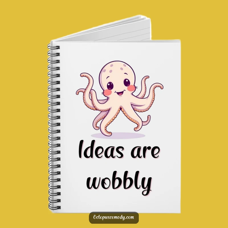 Funny Dancing Octopus Notebook: Jot Down Moves with Silly Tentacles, Gift