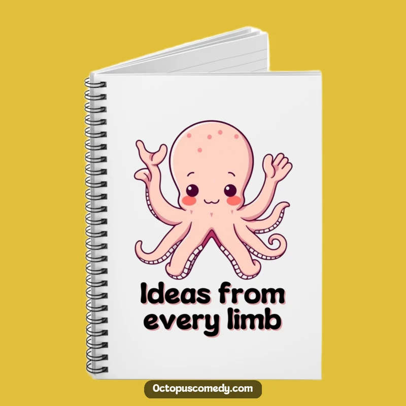 Kawaii Octopus Notebook: Cute and Funny Journal for Happy Thoughts