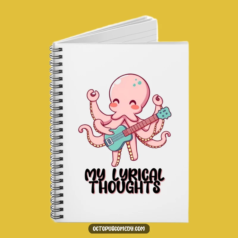 Musical Octopus Notebook: Funny Journal for Creative Melodies and Notes