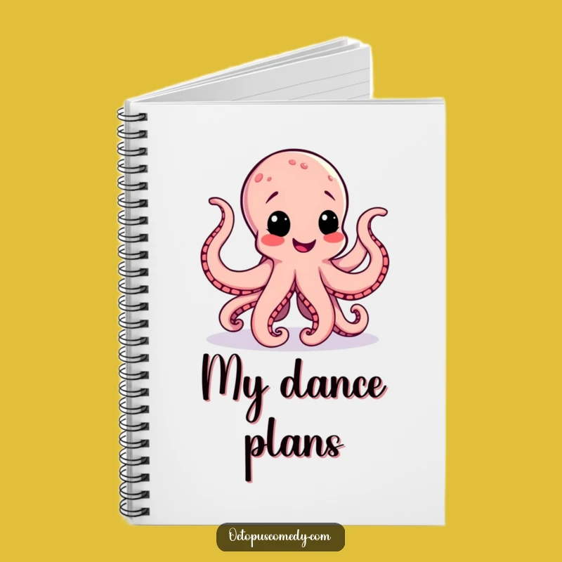 Funny Octopus Jig Notebook: Happy Dancer Journal, Hilarious Gift for Note-Takers