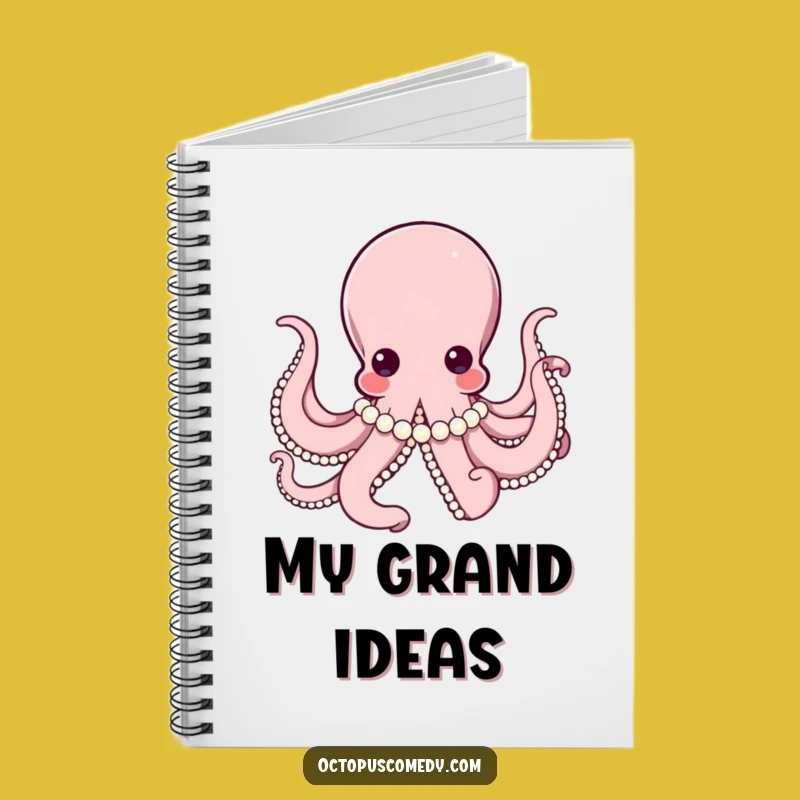Elegant Octopus Pearl Notebook: Journal Your Sophisticated Thoughts