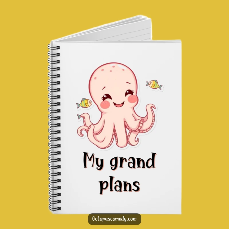 Funny Octopus Notebook: Playful Ideas and Joyful Notes