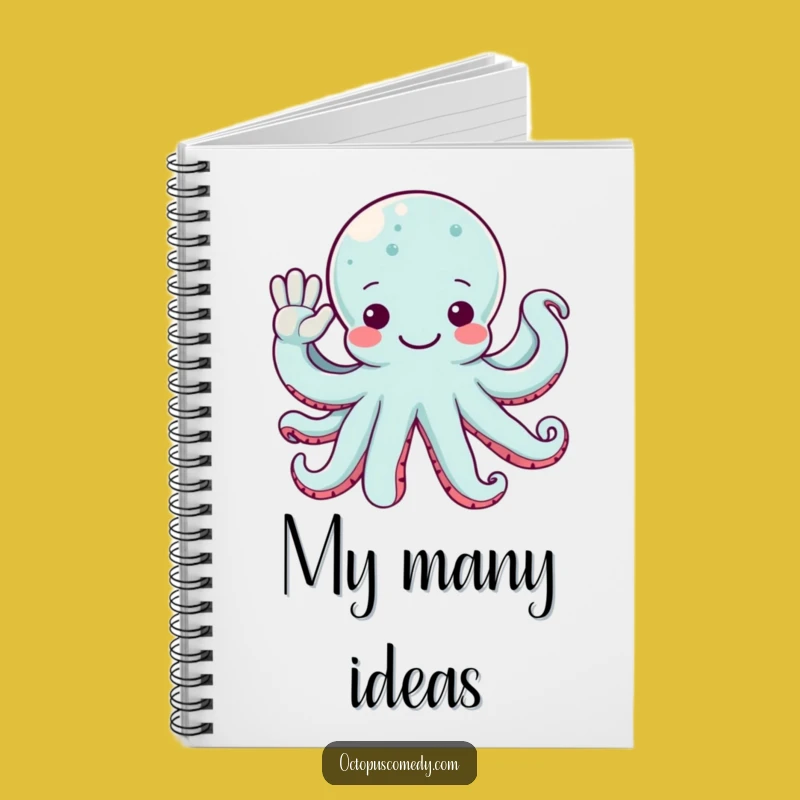 Funny Octopus Notebook: Friendly Greetings and Notes