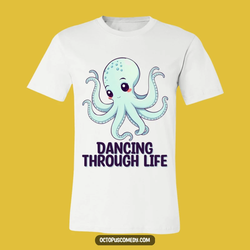Funny Octopus Dance T-Shirt: Expressive & Graceful Gift for Movement Lovers