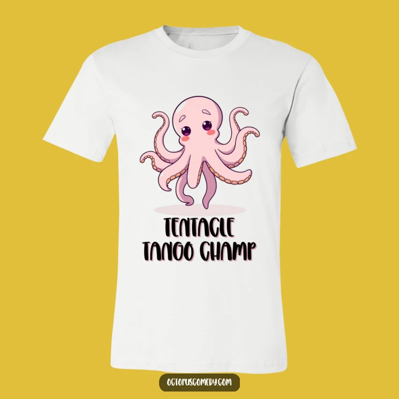 Funny Dancing Octopus T-Shirt: Expressive Tentacle Moves, Ideal Funny Gift for Movers