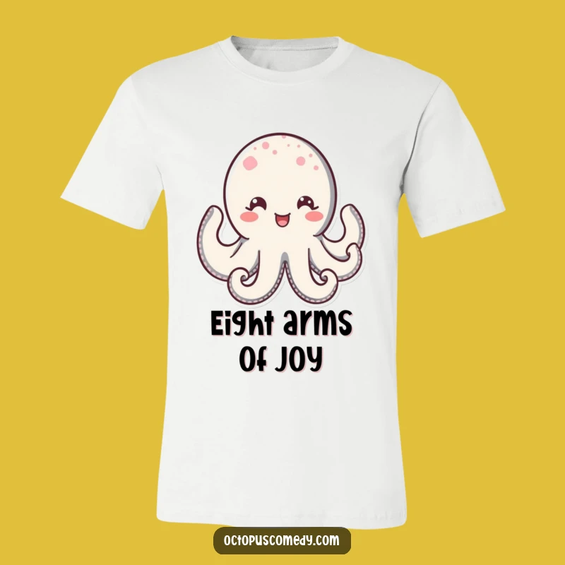 Funny Kawaii Octopus T-Shirt: Wear Your Delight with This Cute Tee!