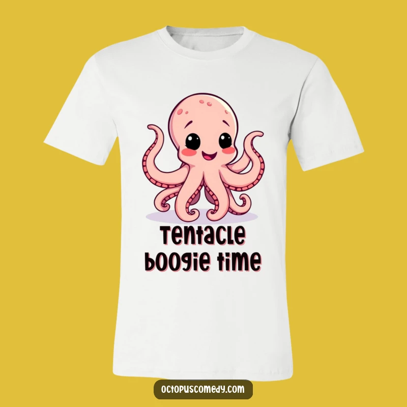 Funny Octopus Jig T-Shirt: Happy Dancer Tee, Hilarious Underwater Gift