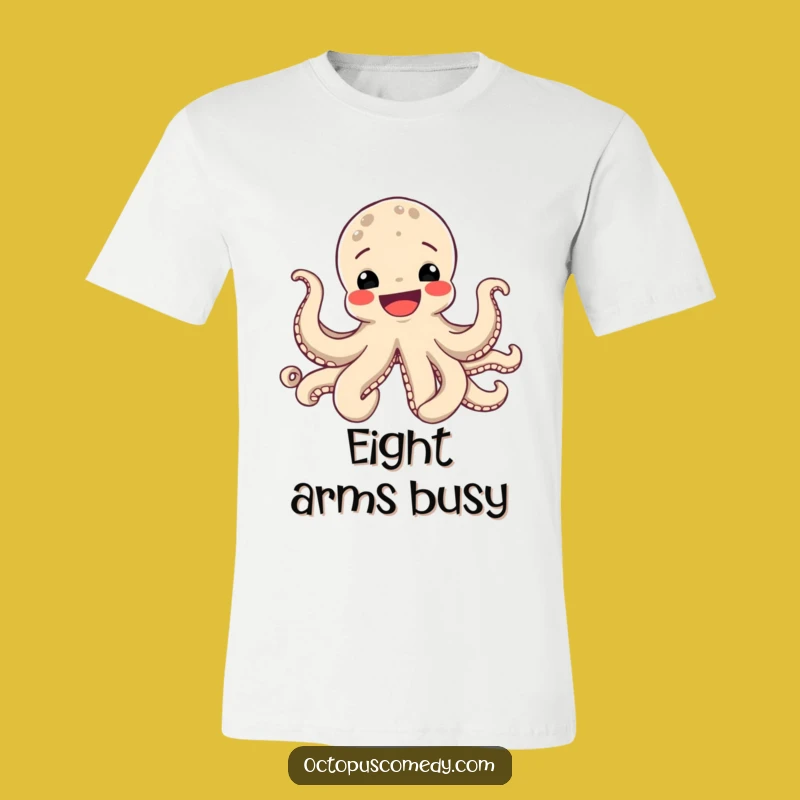 Funny Octopus Smile Tee - Hilarious Cephalopod Joy Shirt Gift
