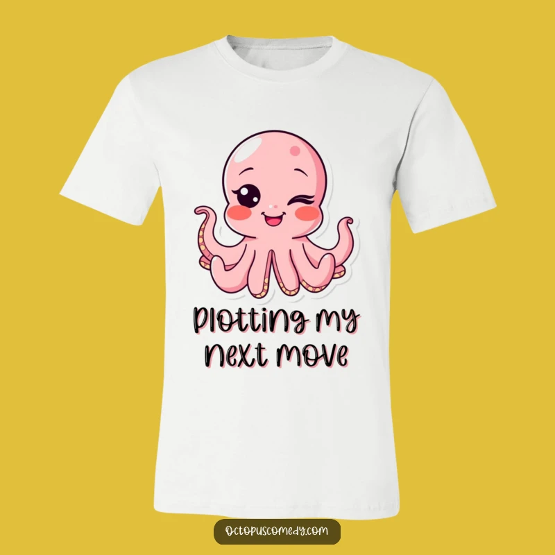 Funny Wink Octopus Tee: Wear Your Mischief with Hilarious Style