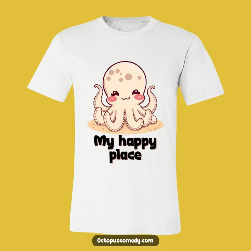 Funny Satisfied Octopus T-Shirt: Relax and Chill, Great Gift Tee