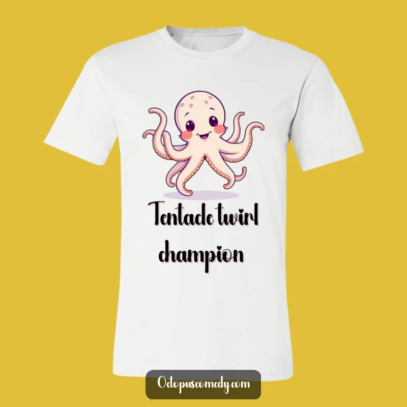 Funny Dancing Octopus T-Shirt: Silly Jig Tentacle Tee, Hilarious Gift Idea