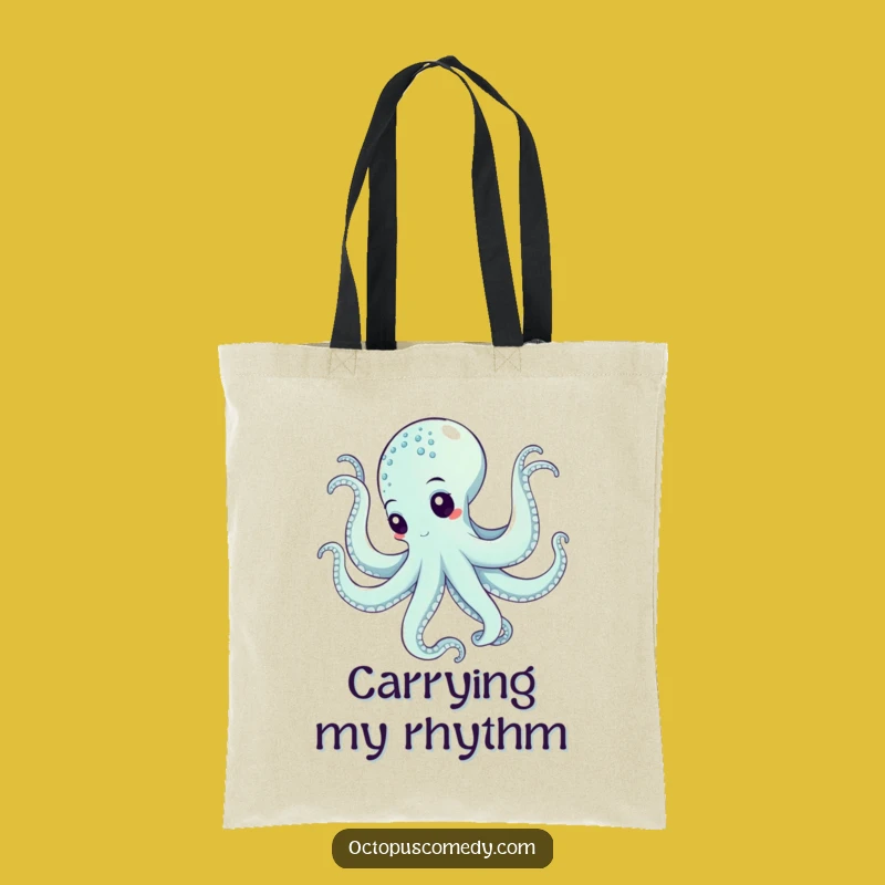 Funny Octopus Dance Tote Bag: Chic & Graceful Gift for Artful Shoppers